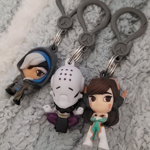 overwatch Other - Overwatch Keychain figures